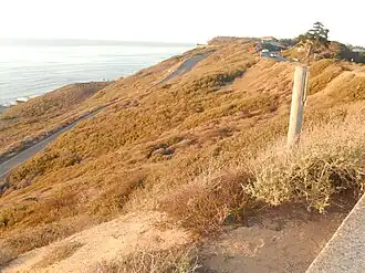 Dry conditions at Cabrillo National Monument, December 2013