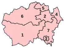 Parliamentary constituencies in Durham (2010–2024)