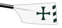 Image showing the rowing club's blade colours
