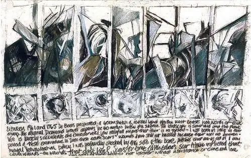 EARTHSCARS - A Visual Mining Exploration, by Jeannette Unite.