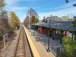 Trackside view post-restoration