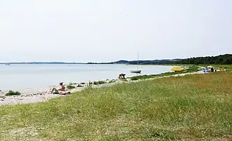 Summer at the beach of Femmøller Strand.