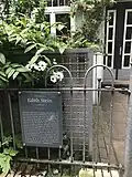 The commemorative plaque in front of a house where Edit Stein lived from 1906 till 1907 in Eppendorf, Hamburg