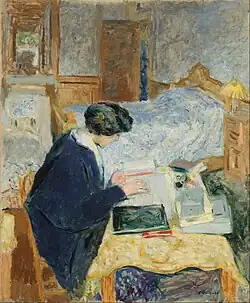 Edouard Vuillard, Lucy Hessel Reading, 1915