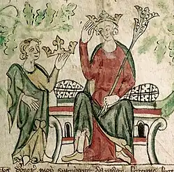 picture of Edward II being crowned