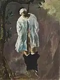 Edward Melcarth, The Hanging, oil on canvas, 17 x 13 inches