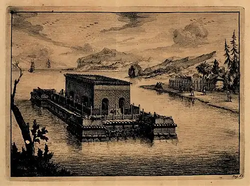 A floating water castle, or kotta mara.