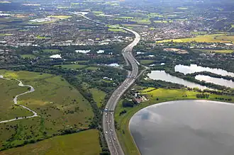 Egham M25 aerial 2011.jpg