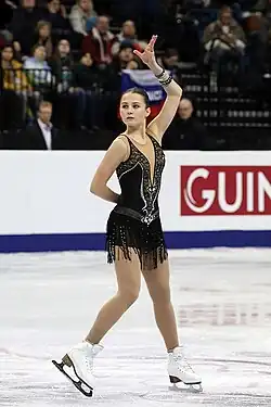 Ekaterina Ryabova at the 2019 European Championships