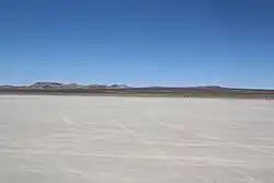 In the distance of El Mirage Dry Lake