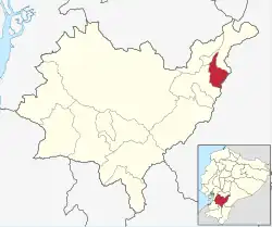 El Pan Canton in Azuay Province