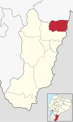 Cantons of Zamora Chinchipe Province