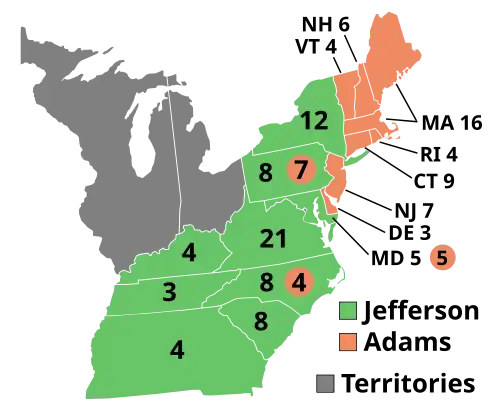 Electoral College map