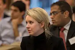Holmes, the chief executive officer and founder of Theranos in 2013.