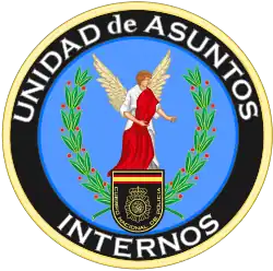 Emblem of the Internal Affairs Unit (UAI)