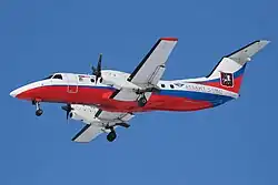 An Embraer EMB 120 Brasilia at Vnukovo Airport in 2009.