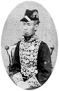 Emperor Meiji in western clothes, 1872