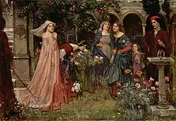 John William Waterhouse , The Enchanted Garden , 1916 – 1917