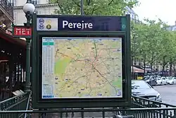 Pereire Metro Station in Paris