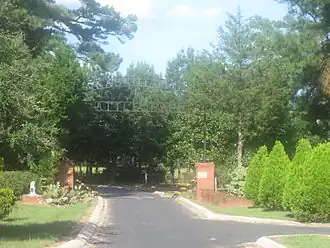 Entrance to Pleasant Hill Battle Park