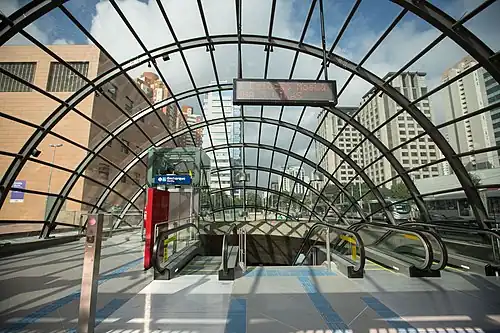 Moema Station, opened in 2018