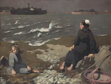 Avant la pêche 1921