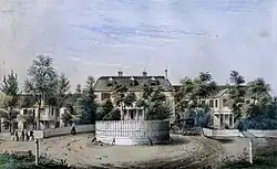 Eugene Dovilliers, South Carolina Female Collegiate Institute, Barhamville S.C., lithograph, Historic Columbia Collection