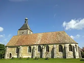The church in Prouais