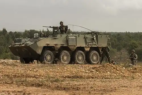 Portuguese Pandur II of the Intervention Brigade