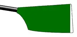 Image showing the rowing club's blade colours