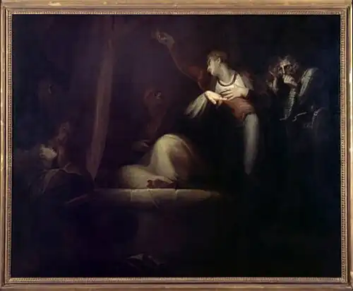 Cardinal Beaufort Terrified by the Supposed Apparition of Gloucester by Henry Fuseli