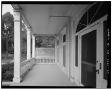 First floor front porch