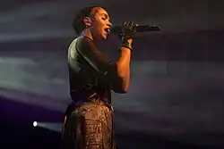 FKA Twigs performed live in Paradiso, Amsterdam in 2015