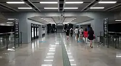 Line 8 unpaid connecting passage