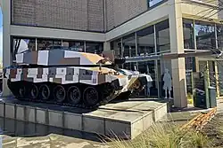 Challenger 2 on display outside the National Army Museum, London