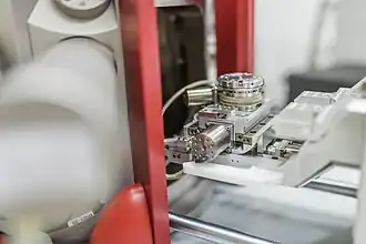 Detail of scanning electron microscope Maia 3 Tescan