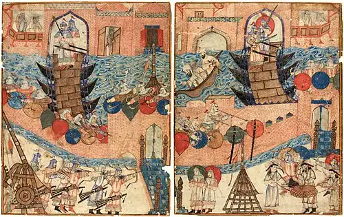 Image 2Conquest of Baghdad by the Mongols in 1258 (from History of Iraq)