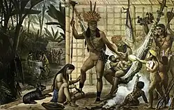 Famille d’un Chef Camacan se préparant pour une Fête, c. 1820-1830