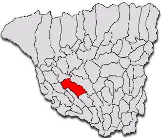 Location in Gorj County