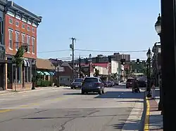 Downtown Farmville in June 2017