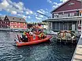 STCW Course: Fast Rescue Boats at Alandica Shipping Academy's harbour