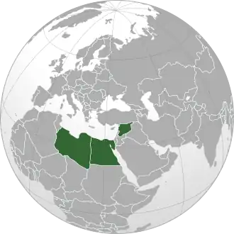 The Federation of Arab Republics in 1972.