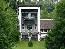 Base station as seen from the cabin