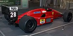 Many racing cars, such as the Ferrari F1/87 have been sponsored by Agip.