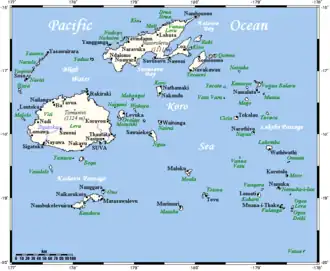 Fji Islands and cities