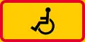 Vehicle for handicapped (formerly used )