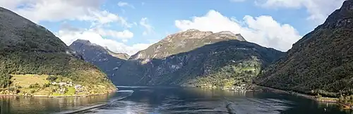 View of the Geirangerfjord