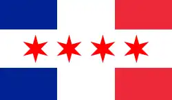 Flag of Alliance Française de Chicago students