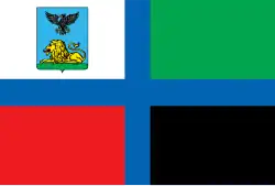 Flag of Belgorod Oblast, Russia (orthogonal)