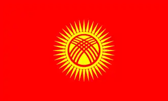 Flag of Kyrgyzstan
